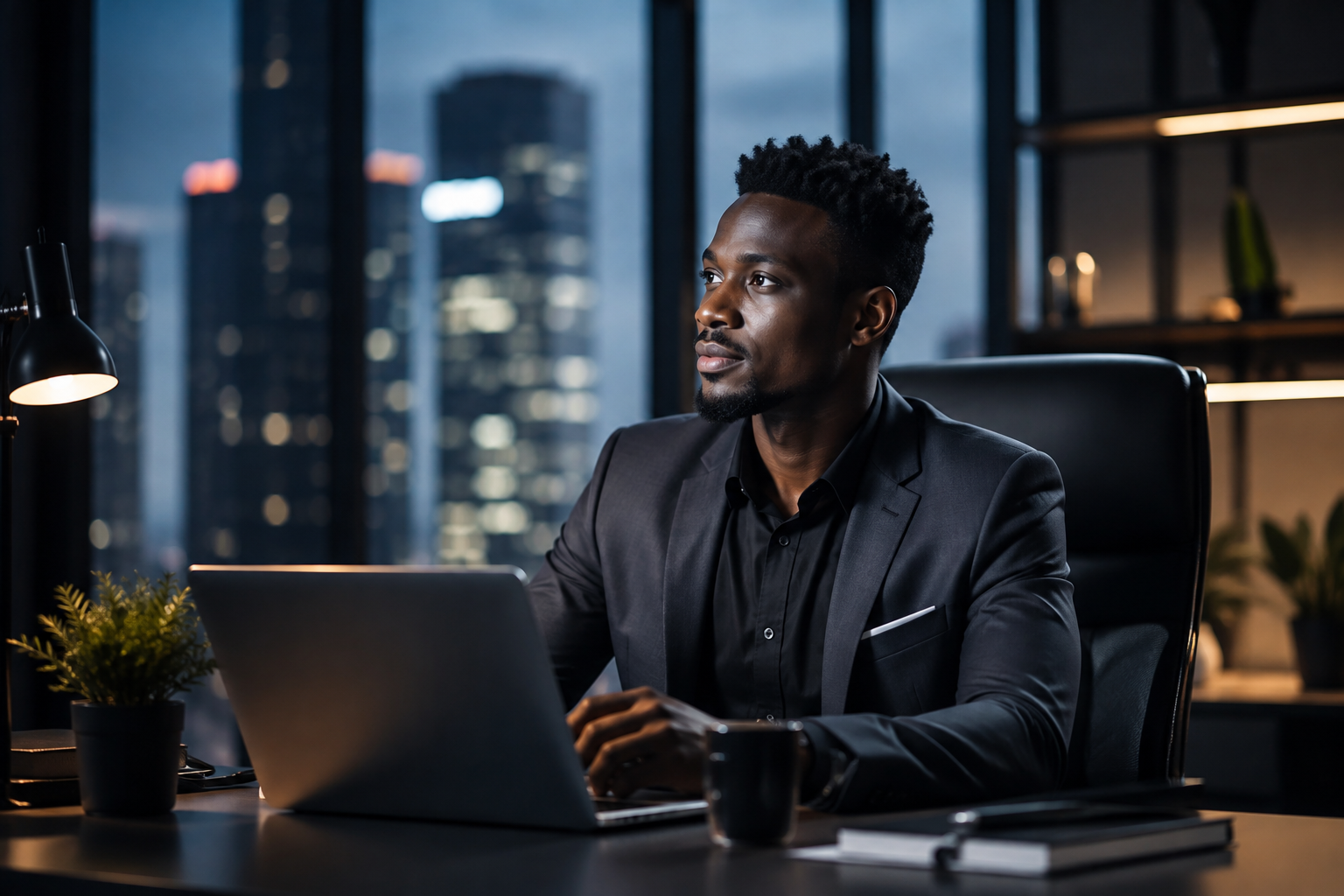 Business owner using digital technology to grow their business